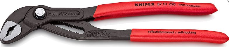 Kleště na trubky 2 palce 50 mm Knipex Cobra 250 8701250