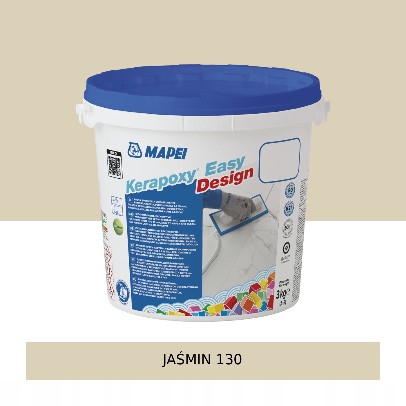 Mapei Kerapoxy Easy Design Fuga epoksydowa 3kg 130 Jaśmin