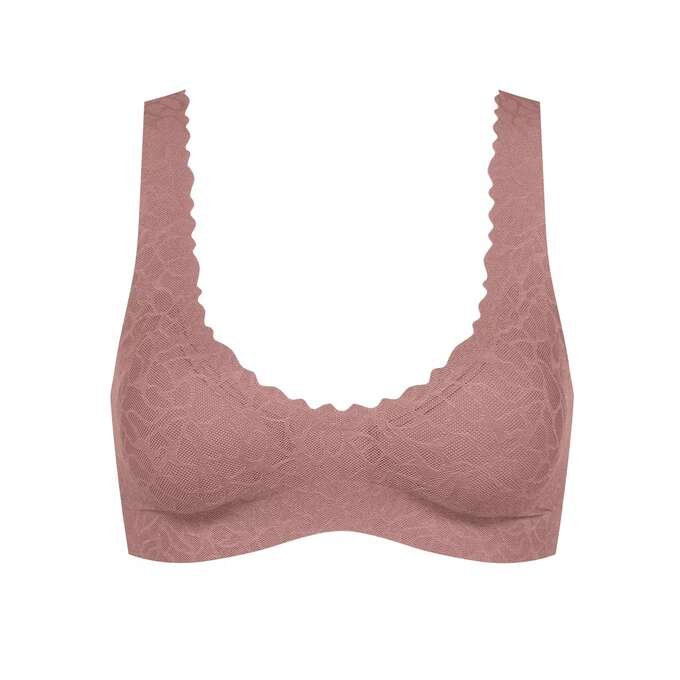Podprsenka sloggi Zero Feel Lace 2.0 Bralette Hnědá Xs Stanik Braletka