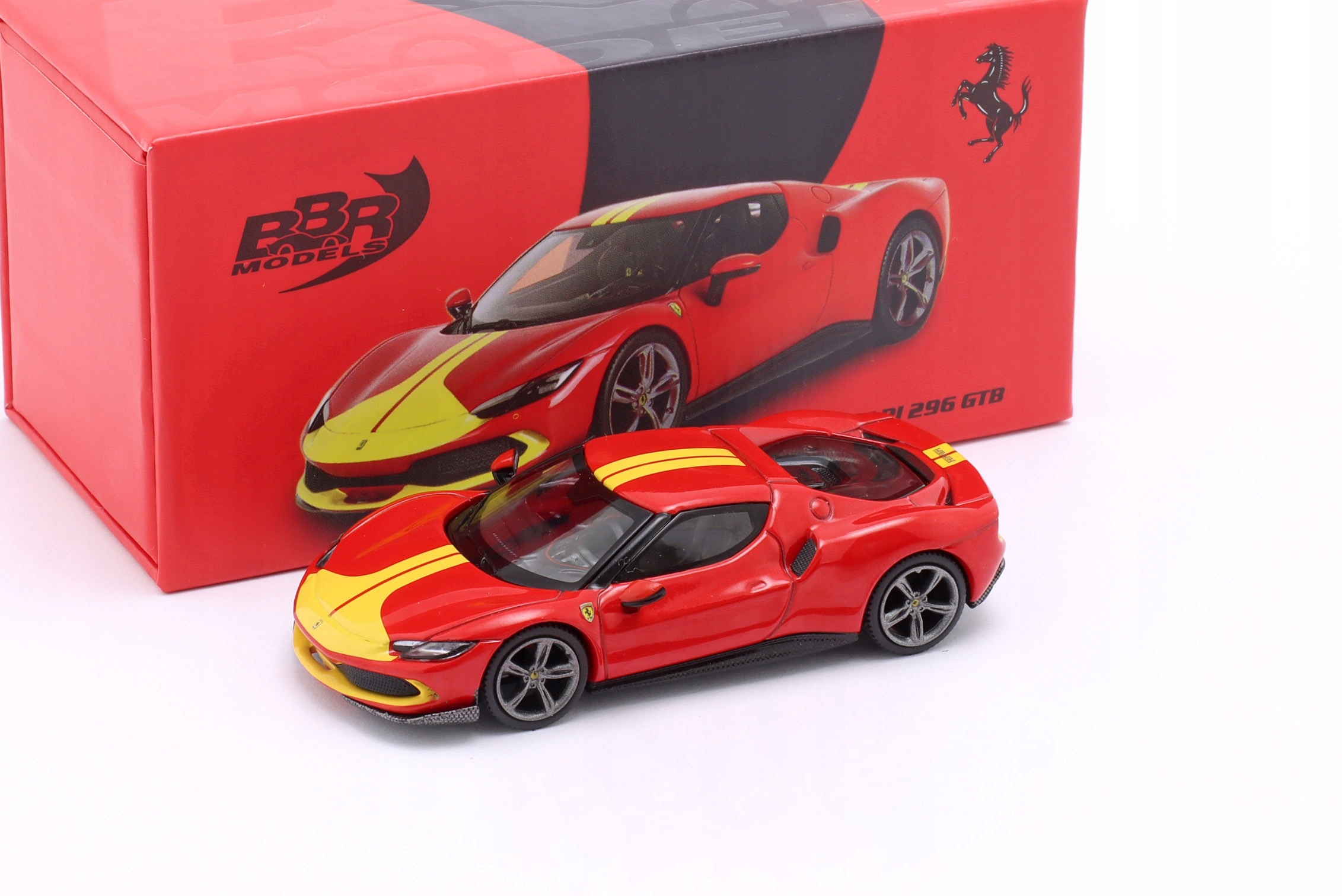 Bbr Ferrari 296 Gtb Assetto Fiorano 2023 Rosso 1:64