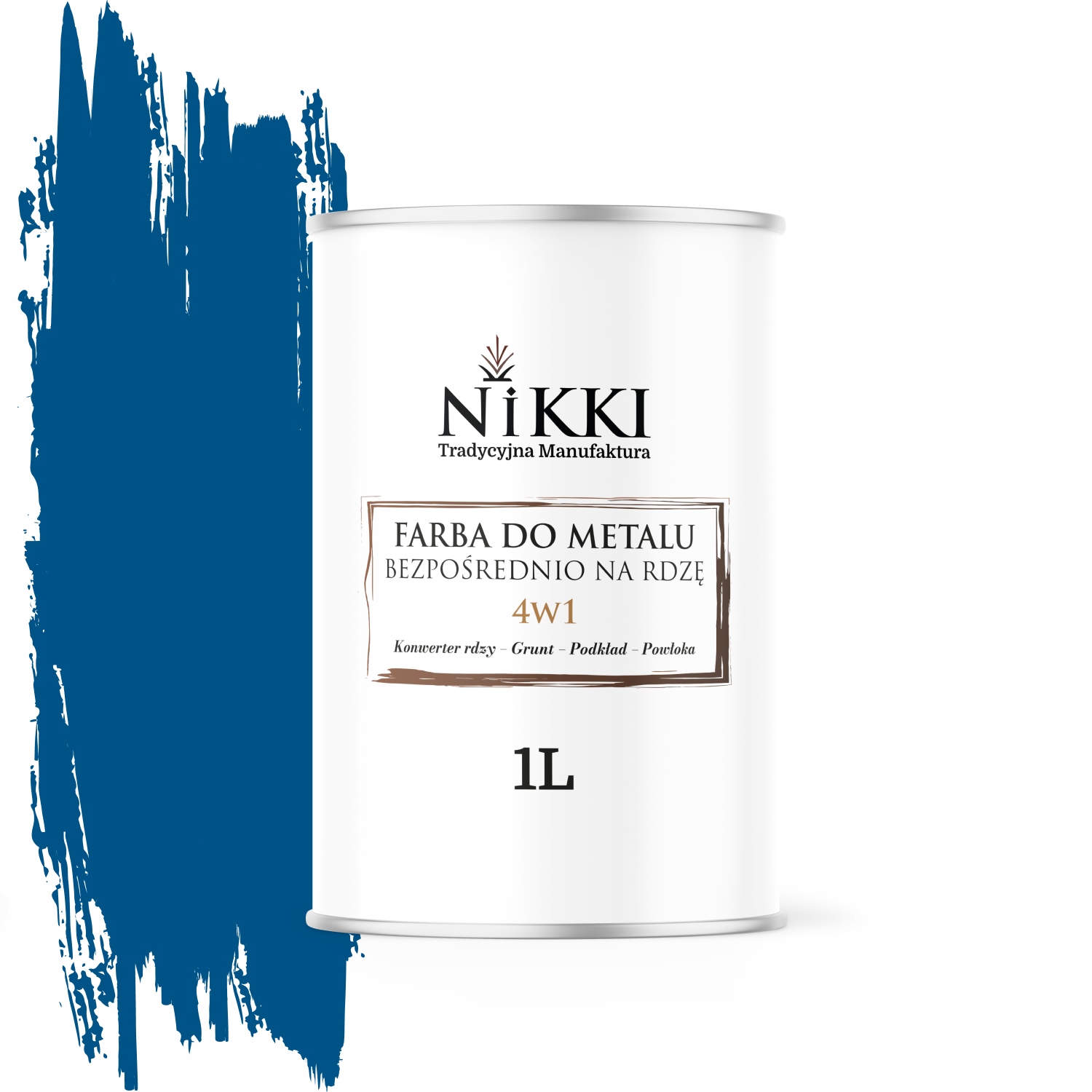 Barva Na Rez Pozink , 4v1, Barva, Modrá Ral 5005, Polomatná, 1L