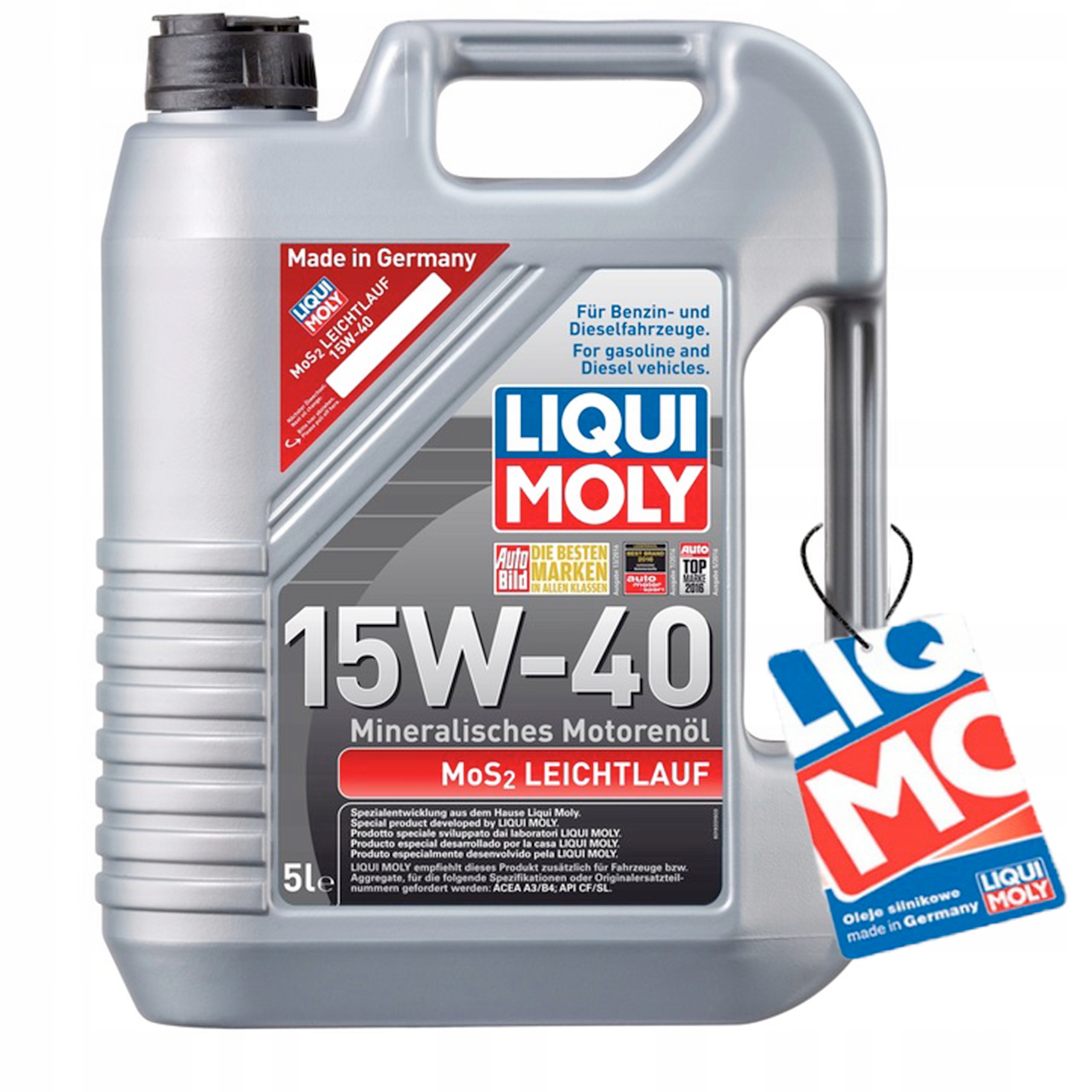 Olej Liqui Moly 2571 Mos2 Leichtlauf 15W-40 5L