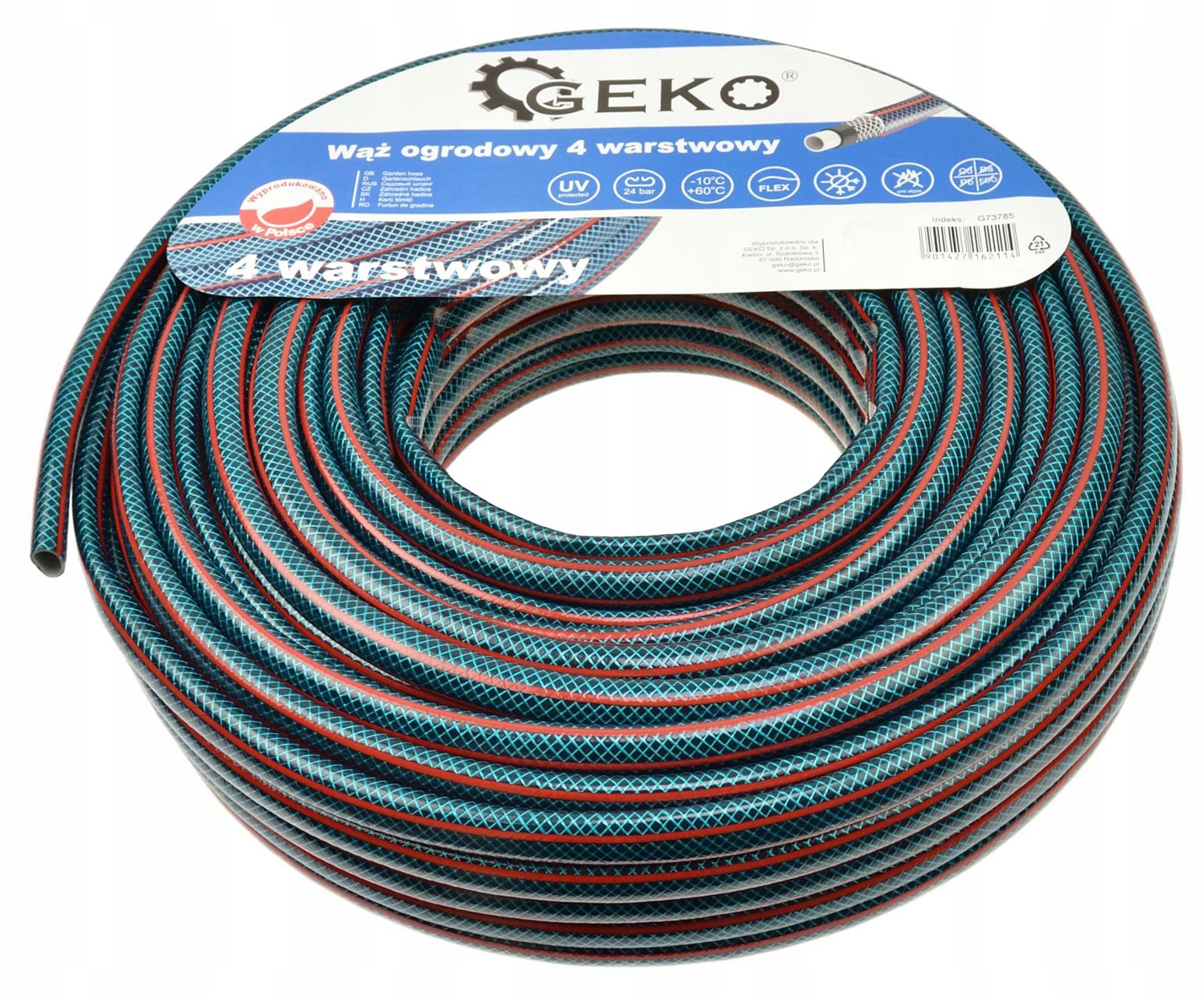 Hadice 4vrstvá 1/2" 50 m Geko New G73785