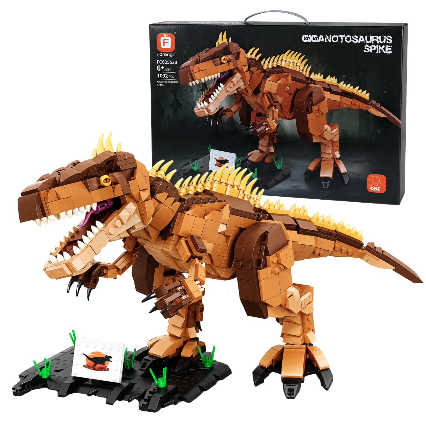 Klocki Konstrukcyjne Dinozaur Gigantosaurus Spike 1092 Elementów