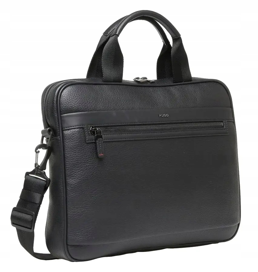 Torba na laptopa 15" Hugo Boss Huke_Doc Case czarna aktówka na ramię