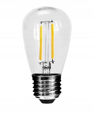 

Żarówka Led Filament E27 ST45 2W 2200K do Girlandy