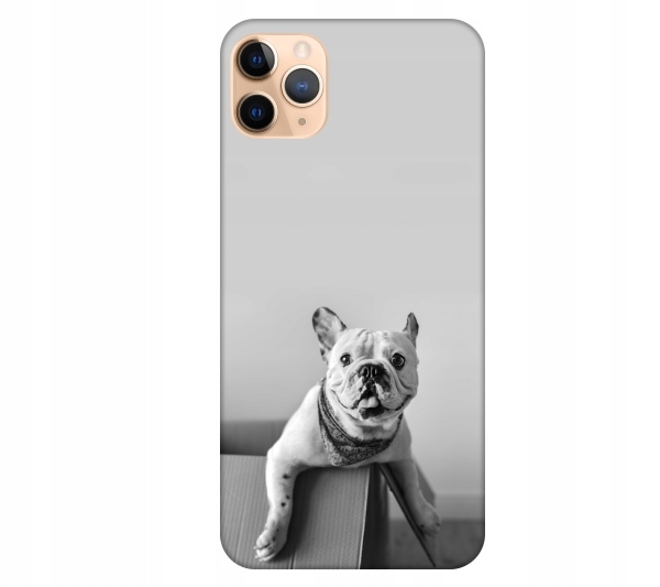 

Etui pokrowiec do iPhone 11 Pro Max Pies buldog fr