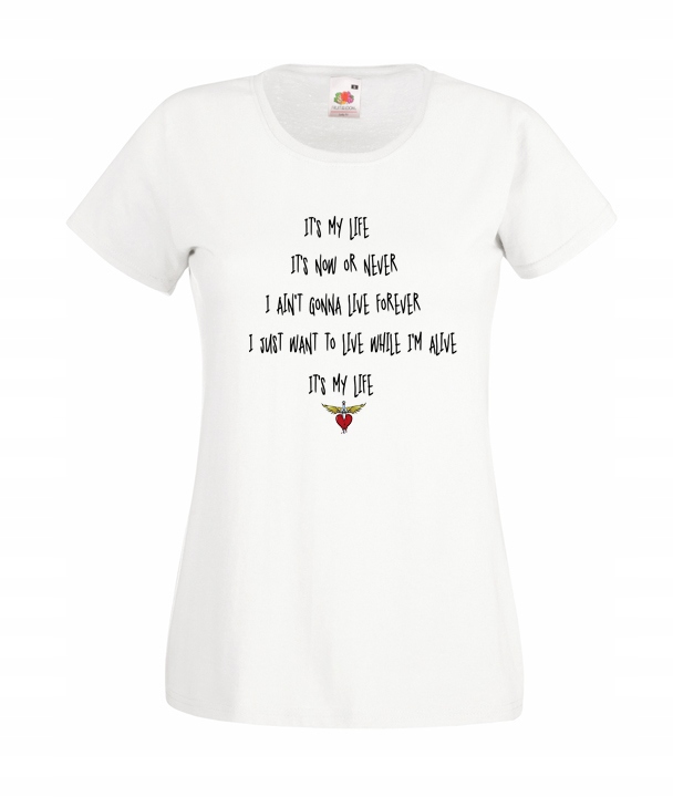 

L Koszulka Damska Bon Jovi Jon Rock Faith Wzory