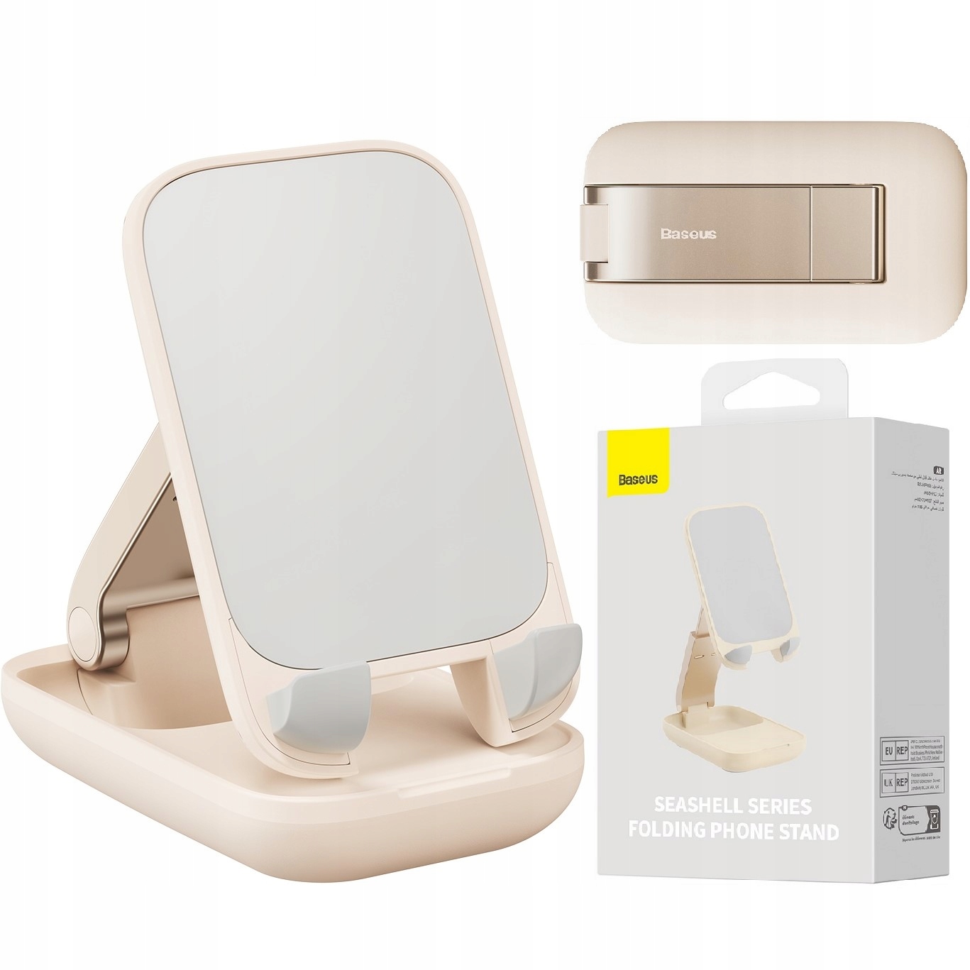 BASEUS UCHWYT NA TELEFON SMARTFON PODSTAWKA STOJAK BIURKOWY SKŁADANY