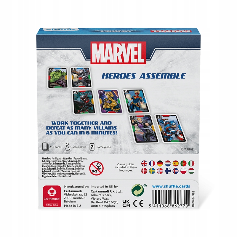 GRA SHUFFLE MARVEL CARTAMUNDI 2779