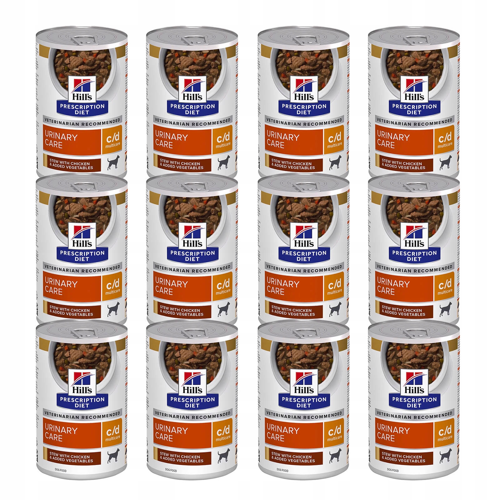 Levně Hill's Pd Canine c/d Multicare Chicken Stew plechovka 12 x 354 g