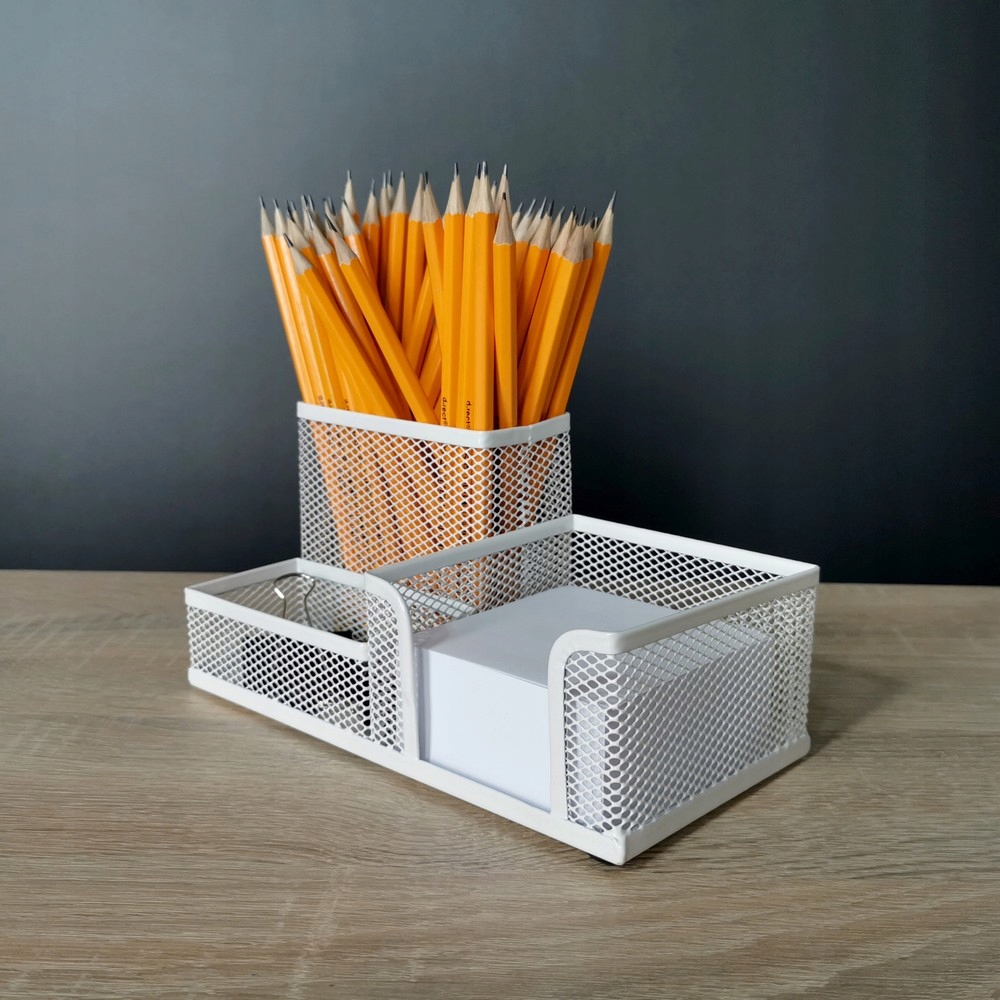 PRZYBORNIK NA BIURKO LEVIATAN SIATKA 205x103x98mm Marka Leviatan