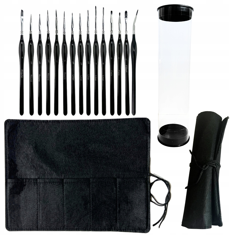 Malířské Umělecké Štětce Profesionální Precizní Potah Sada