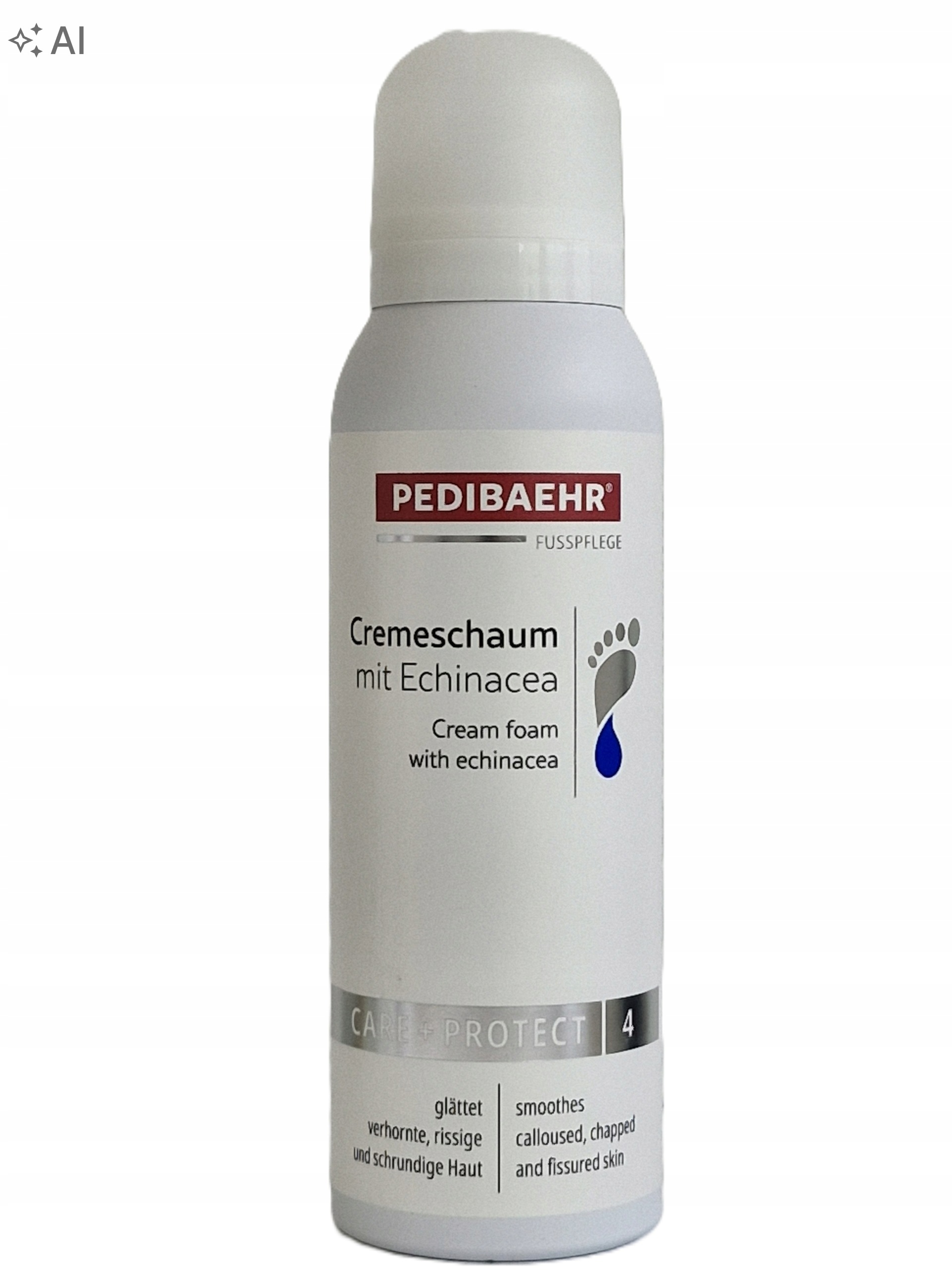 Pedibaehr pianka do stóp z echinaceą z 15% mocznikiem 125 ml