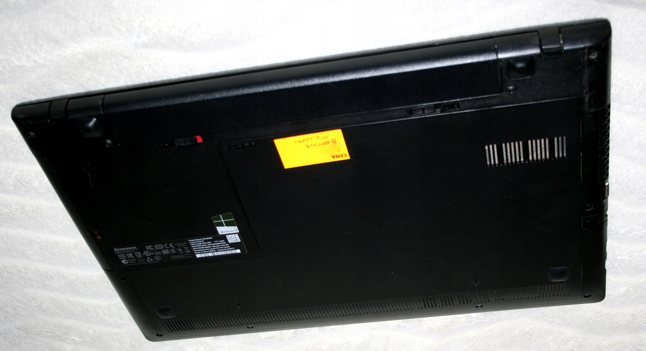 LAPTOP LENOVO G70-70 Seria procesora Intel Pentium M