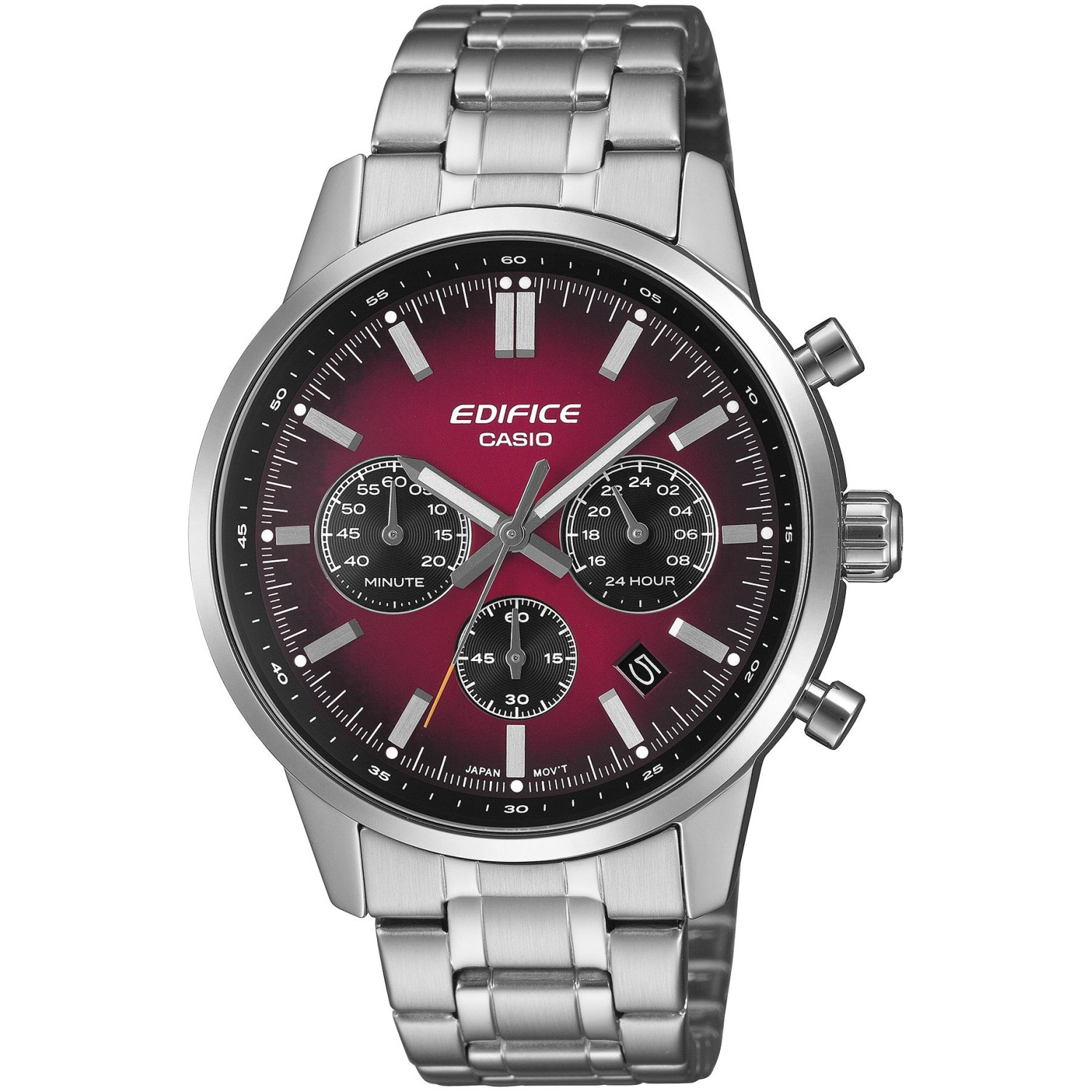 Casio Edifice EFR-575D-4AEF 100 m Stříbrný