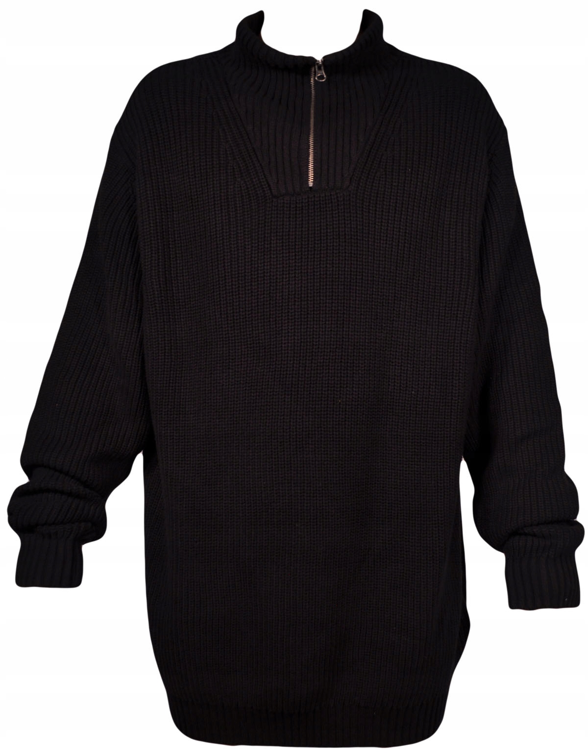 Lee svetr Black Half Zip Knit_ XXL