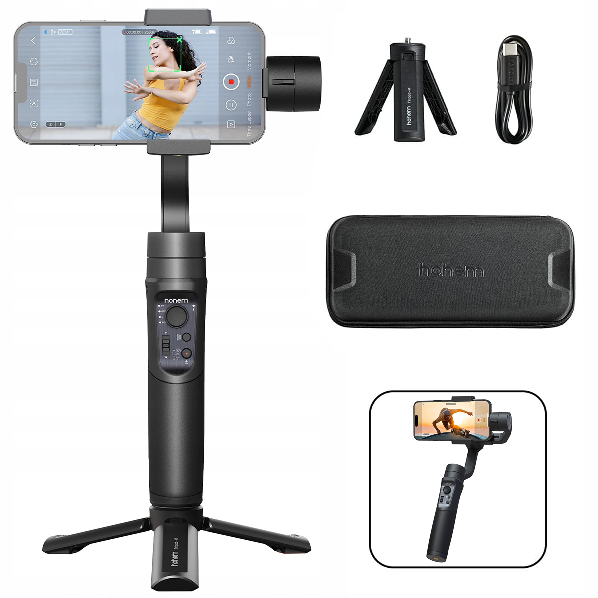 Gimbal stabilizator do telefonu smartfona Hohem iSteady Mobile+ 2024