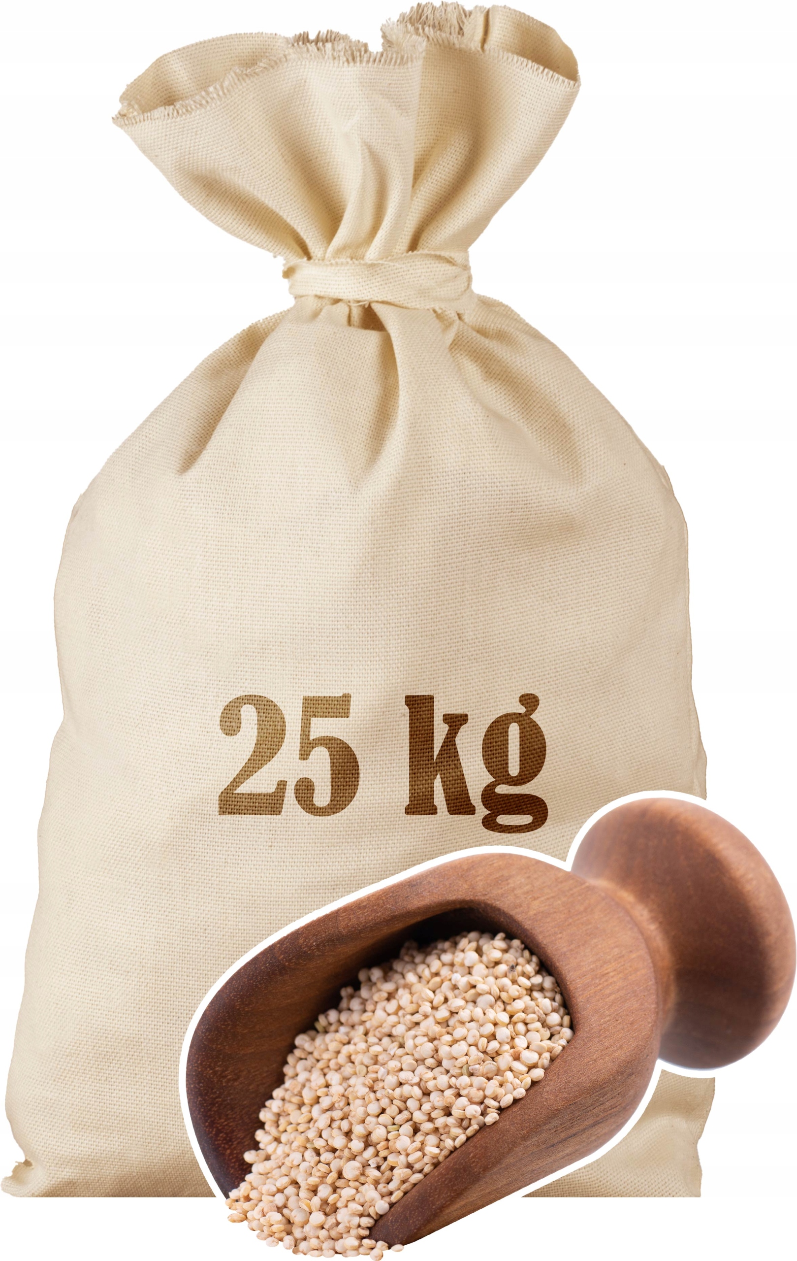 Levně Rýžová Komosa Quinoa 25 kg Bílá přírodní Superfood Sáček