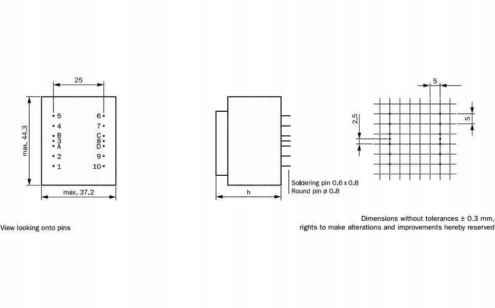 TZZB6-12 Transformator zalewany 6VA, 12V - 0.5A HAHN EAN (GTIN) 5904181615402