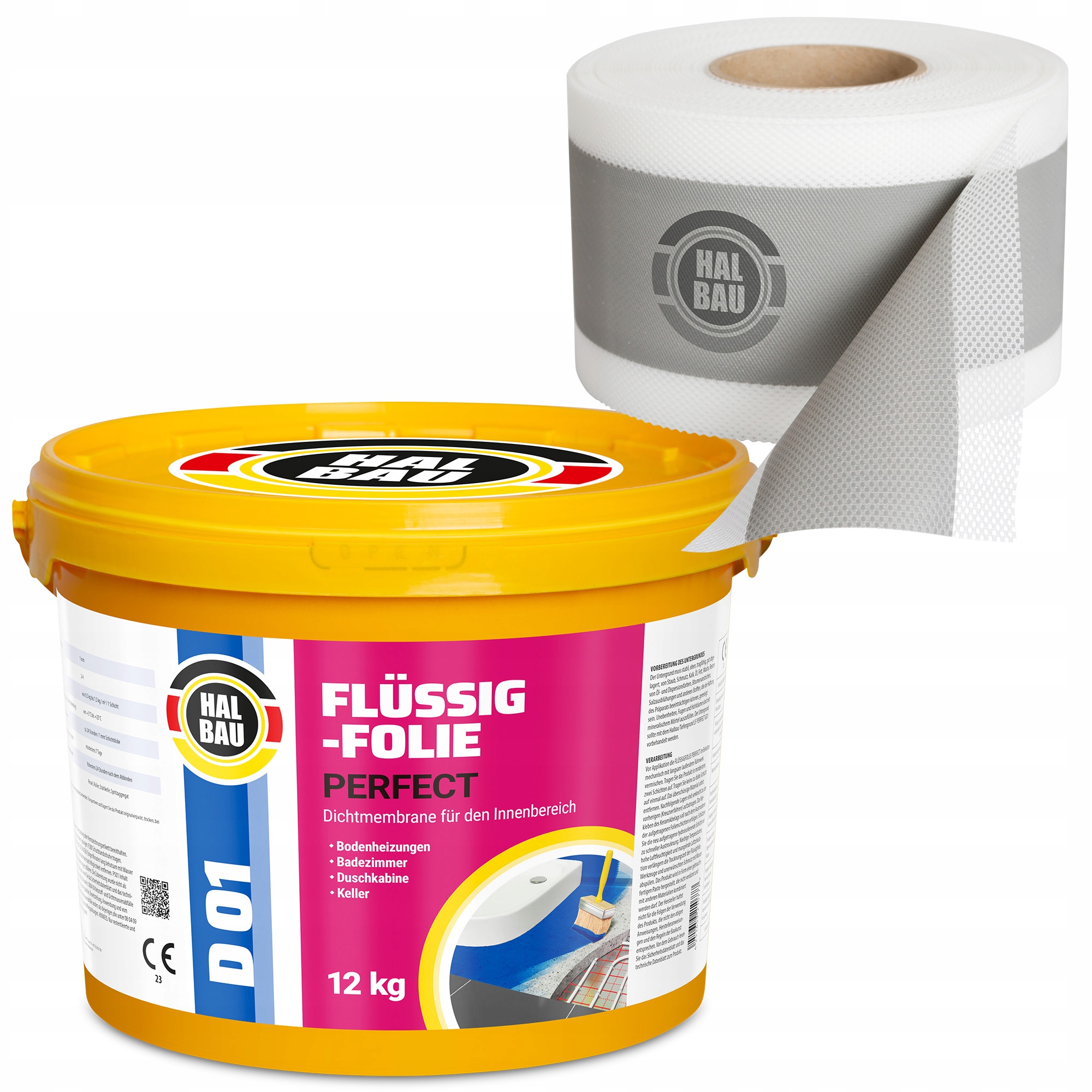 Fólie 12 kg Hydroizolační páska 5 m Sada