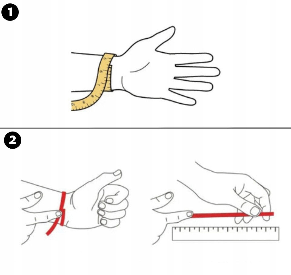 Размеры обхвата запястья. Измерение запястья для браслета. Измерить размер браслета. Замер руки для браслета. Размер запястья для браслета.