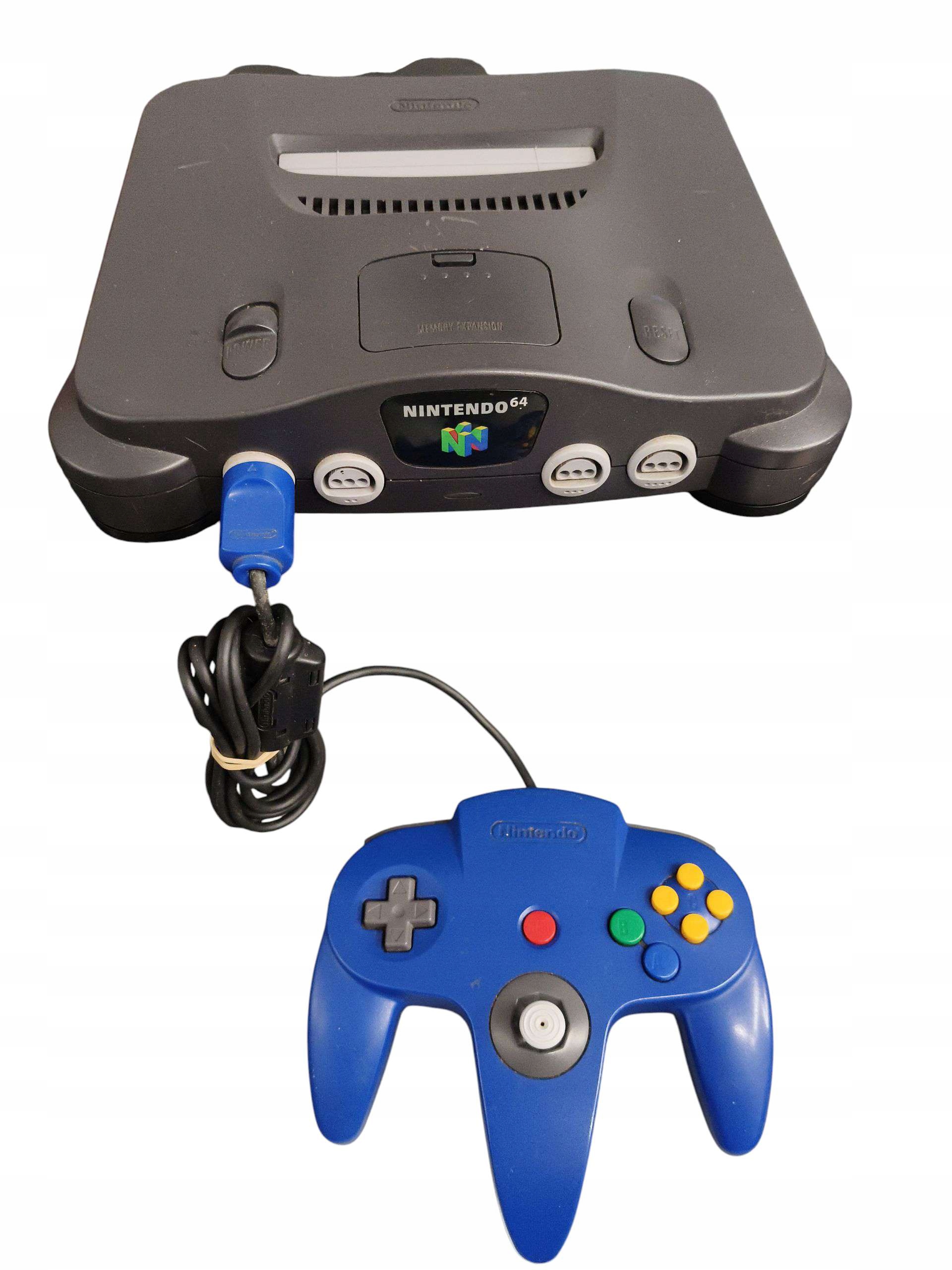 ニンテンドー64 NINTENDO64 KONSOLA NINTENDO 64 / KONSOLA N64 / CZARNA - Sklep, Opinie