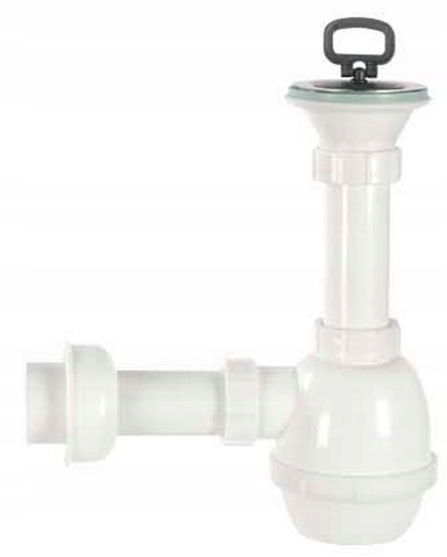 Купить СИФОН ДЛЯ ОДИНОЧНОЙ КУХОННОЙ МОЙКИ ПЛАСТИКОВЫЙ: отзывы, фото и ...