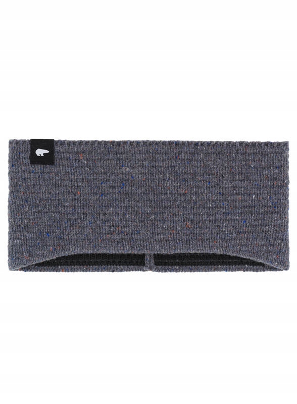 Zimní čelenka mutlicolored šedá