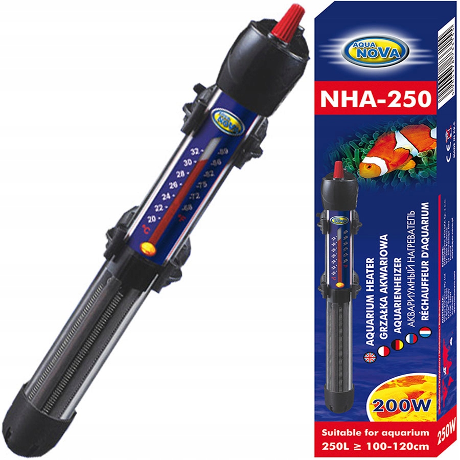 

Aqua Nova Heater 250W Grzałka z Termostatem