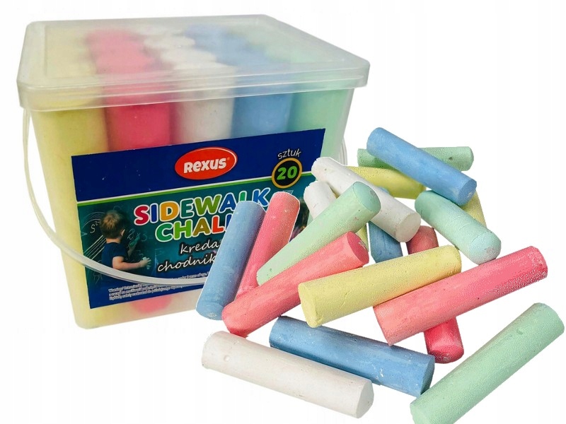 

Gruba Kreda Chodnikowa kolorowa 20 kol 3670
