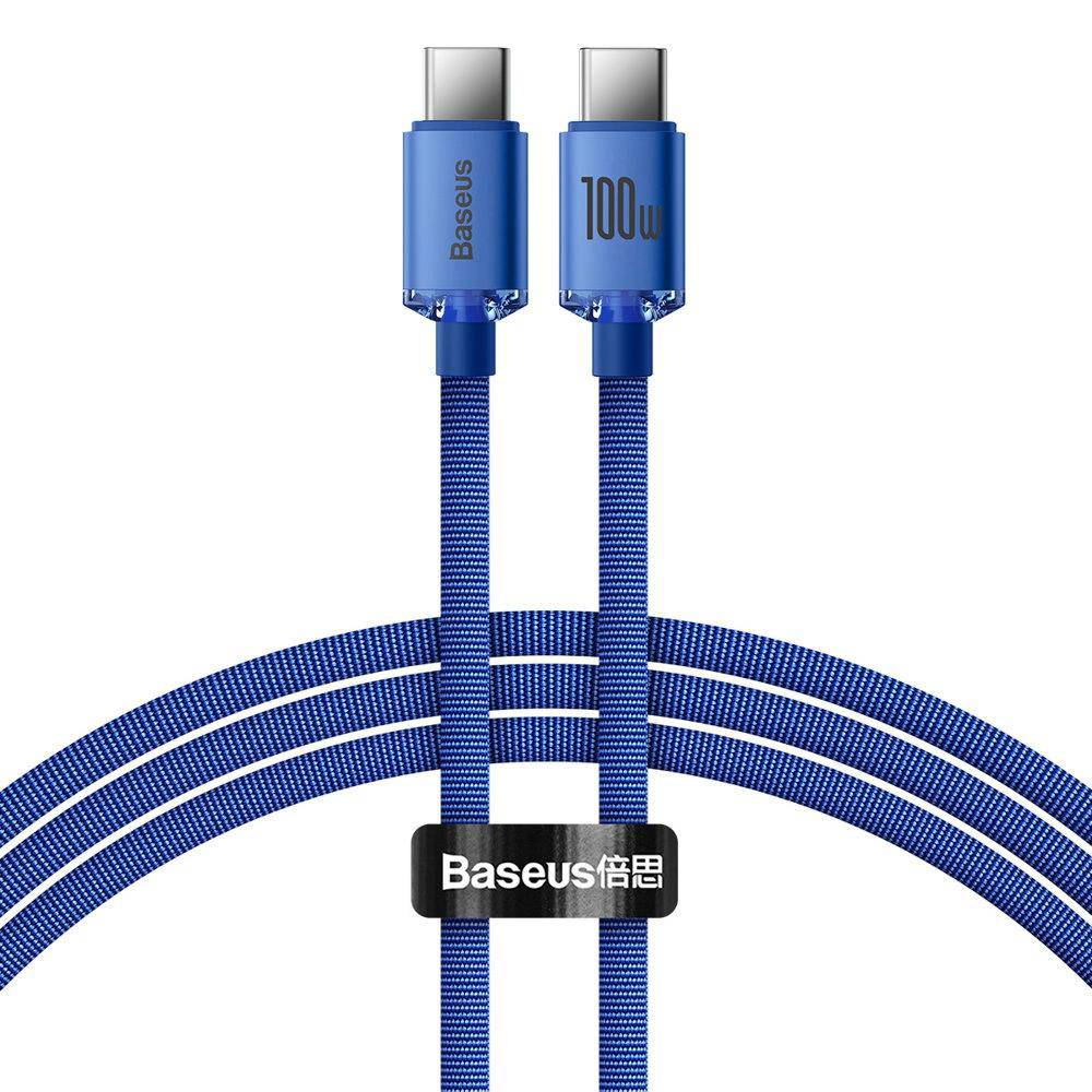 Baseus Crystal Shine Series kabel przewód Usb do szybkiego ładowania 100W