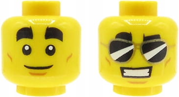 

Lego głowa główka dwustronna męska 3626cpb2396