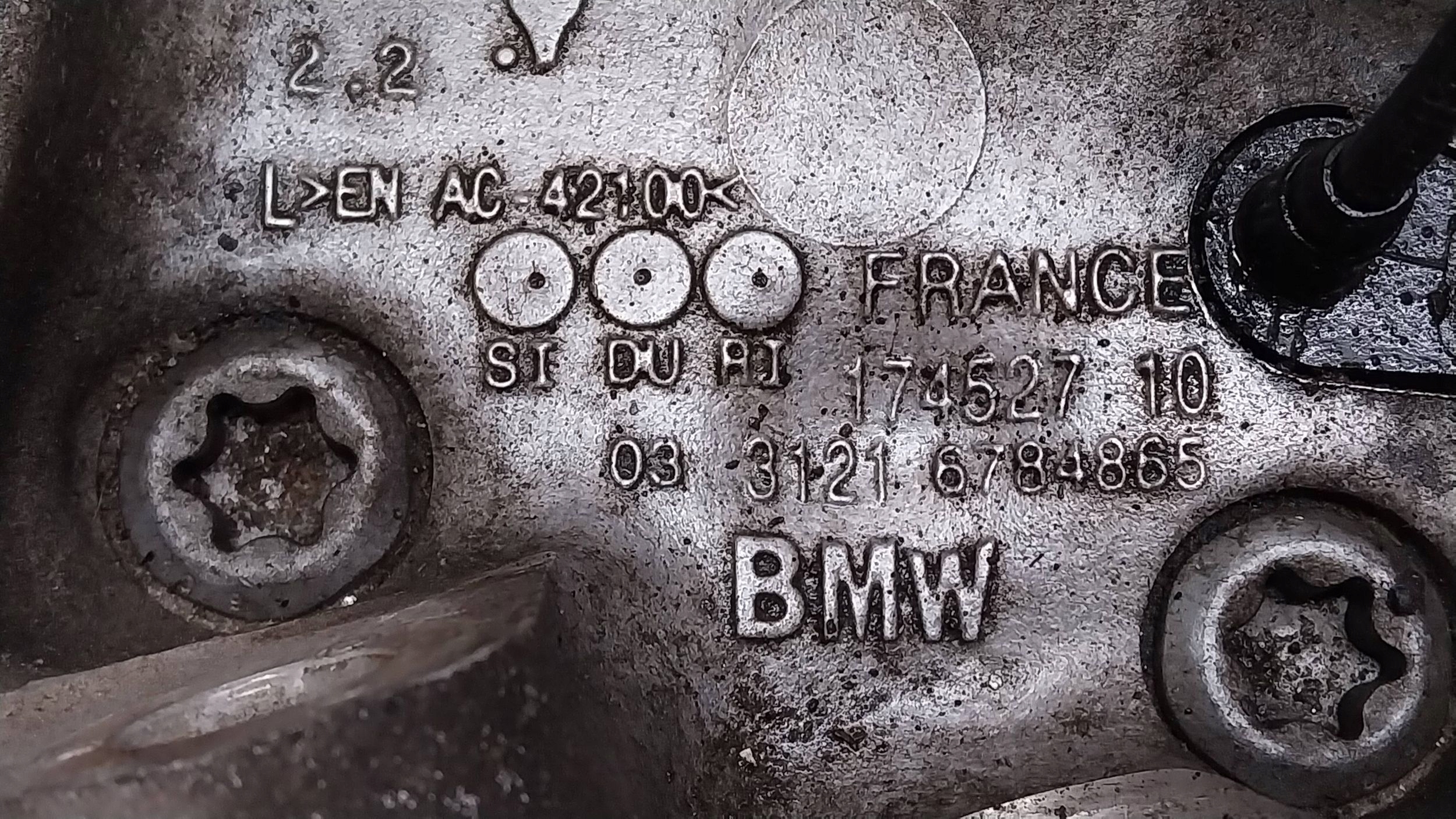 otoč čepu třmen levý předek KPL 6784865 BMW X1 E84 SDRIVE