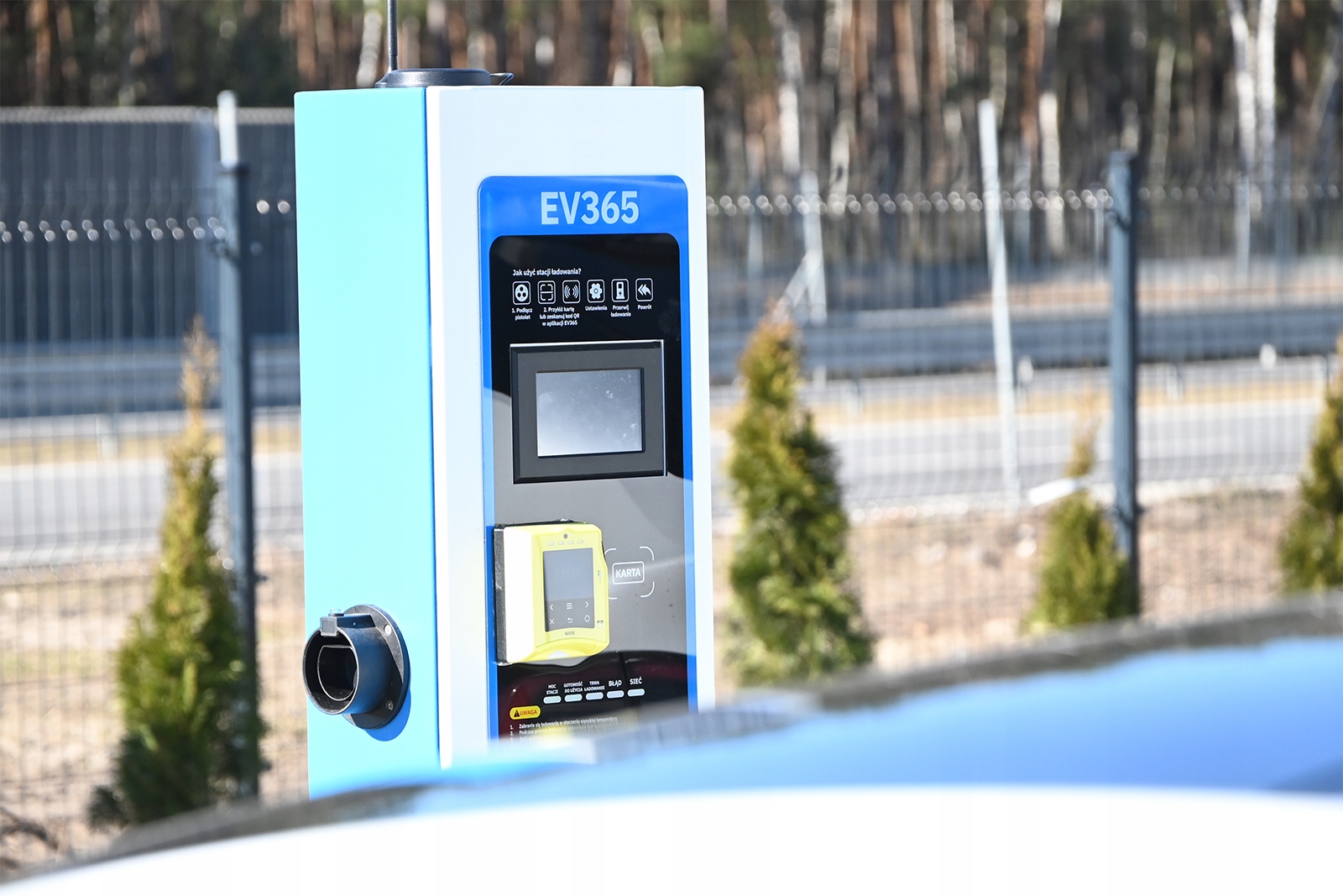 Stacja Ładowania EV365 AC2 moc 2x22kW z Terminalem Liczba gniazd 2