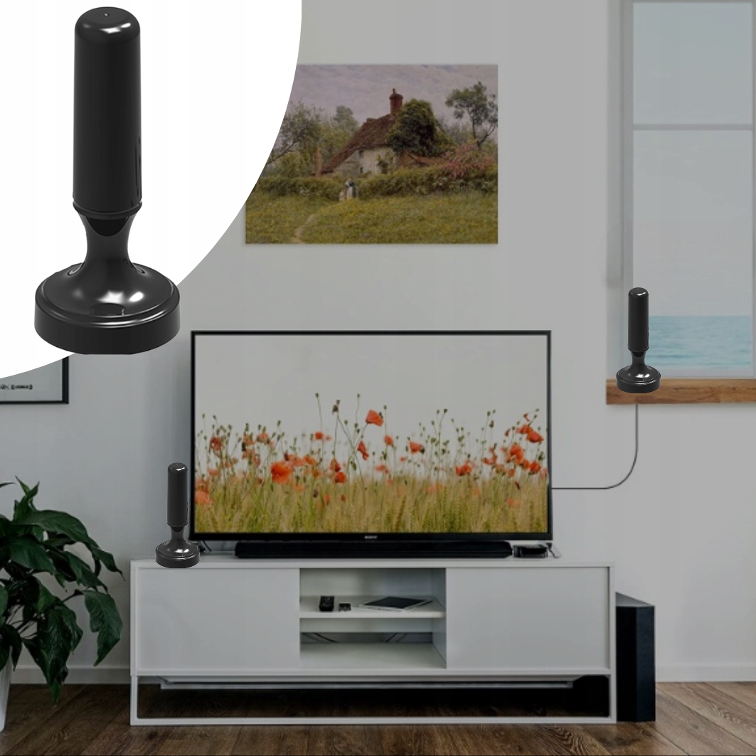 MOCNA ANTENA POKOJOWA DO TELEWIZJI NAZIEMNEJ DVBT2 DO POKOJU DO TELEWIZORA Kod producenta HHR