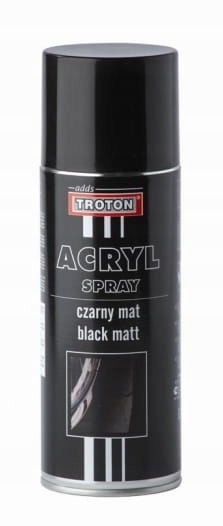 

Troton Lakier Czarny Matt Akrylowy spray 400ml