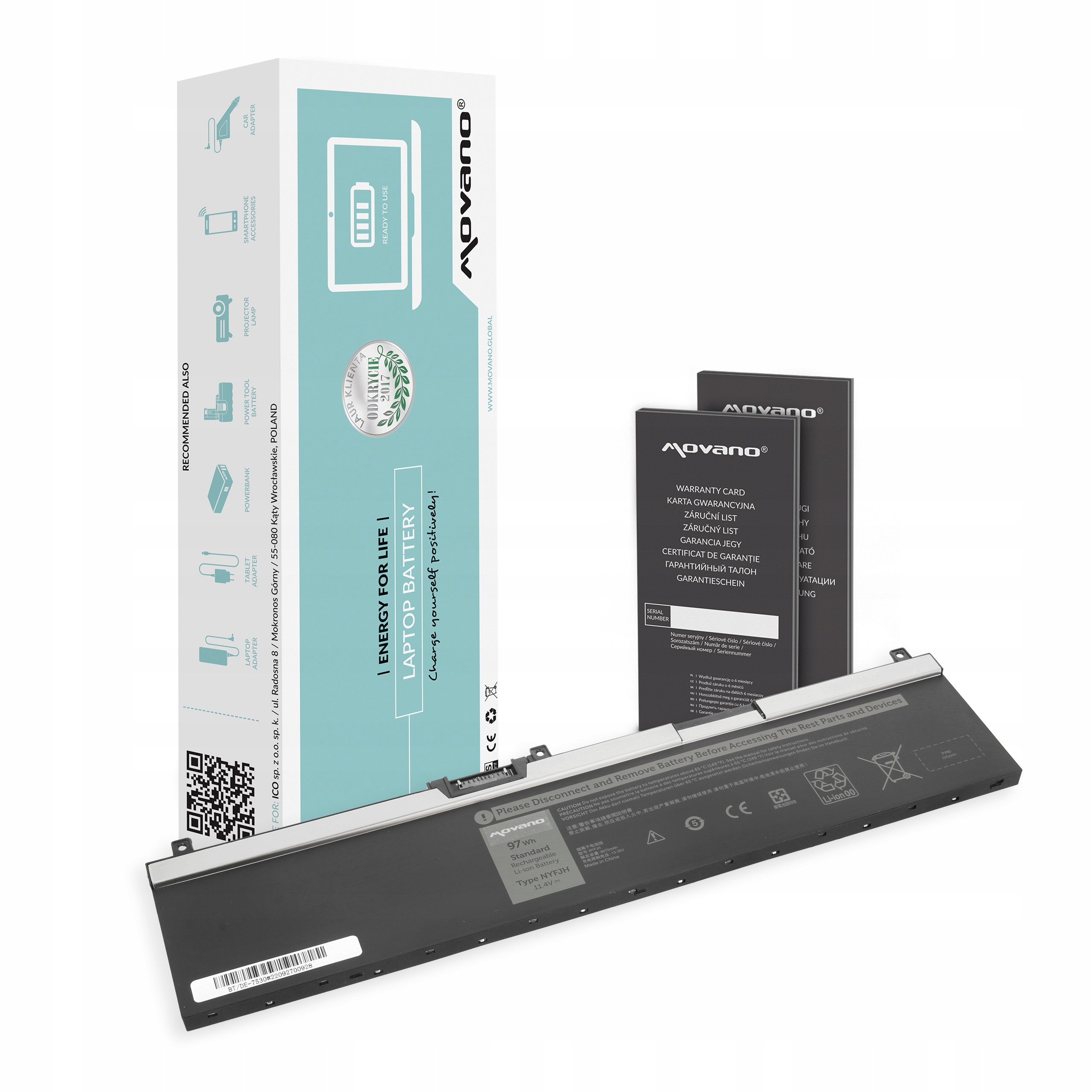 

Bateria Nyfjh do Dell Precision 7530 7540 7730