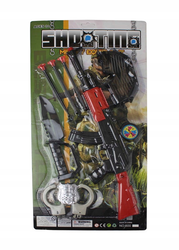 

Zestaw militarny Broń karabin na strzałki