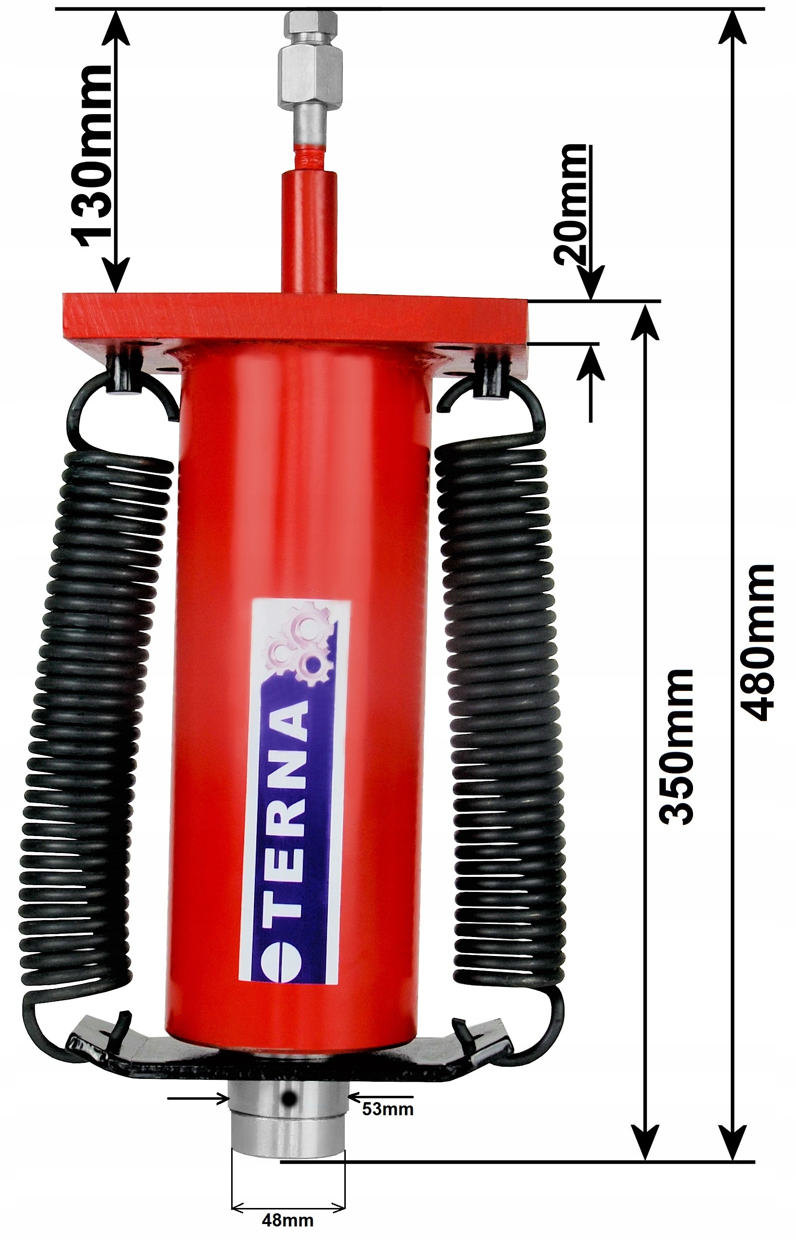 50T SILOWNIK HYDRAULICZNY DO PRASY 50 TON EAN 5904915128604