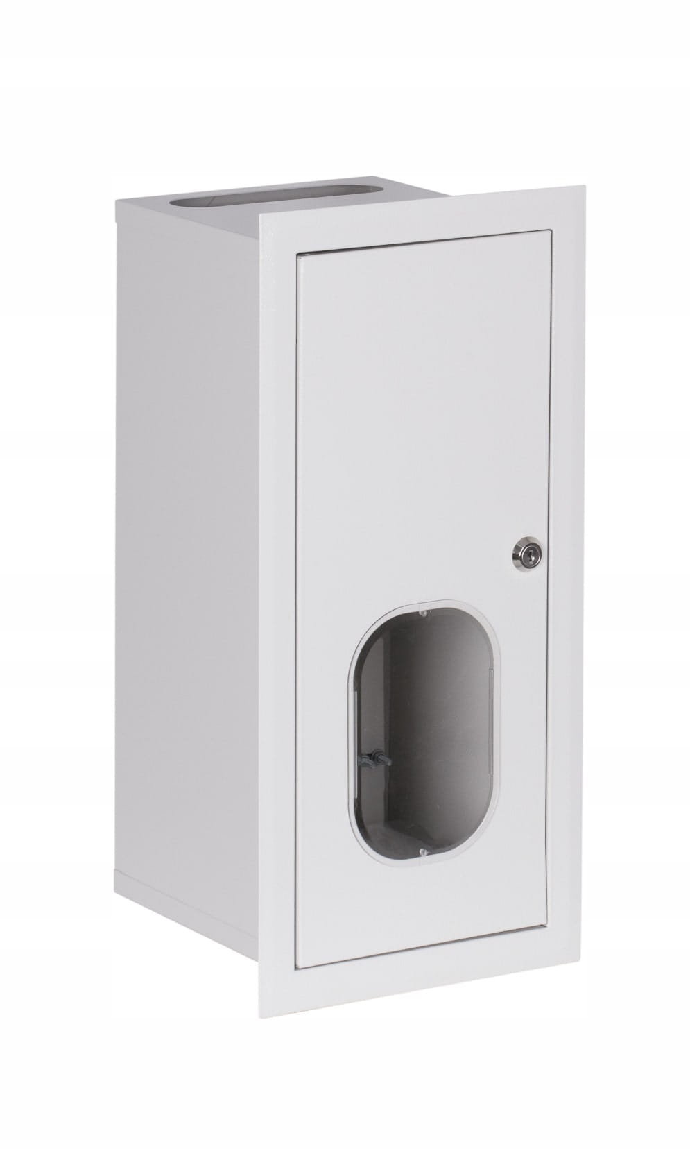 Podomítková pultová skříň 1-fázová 6 mod IP31 180x430x180 Zámek a sklo