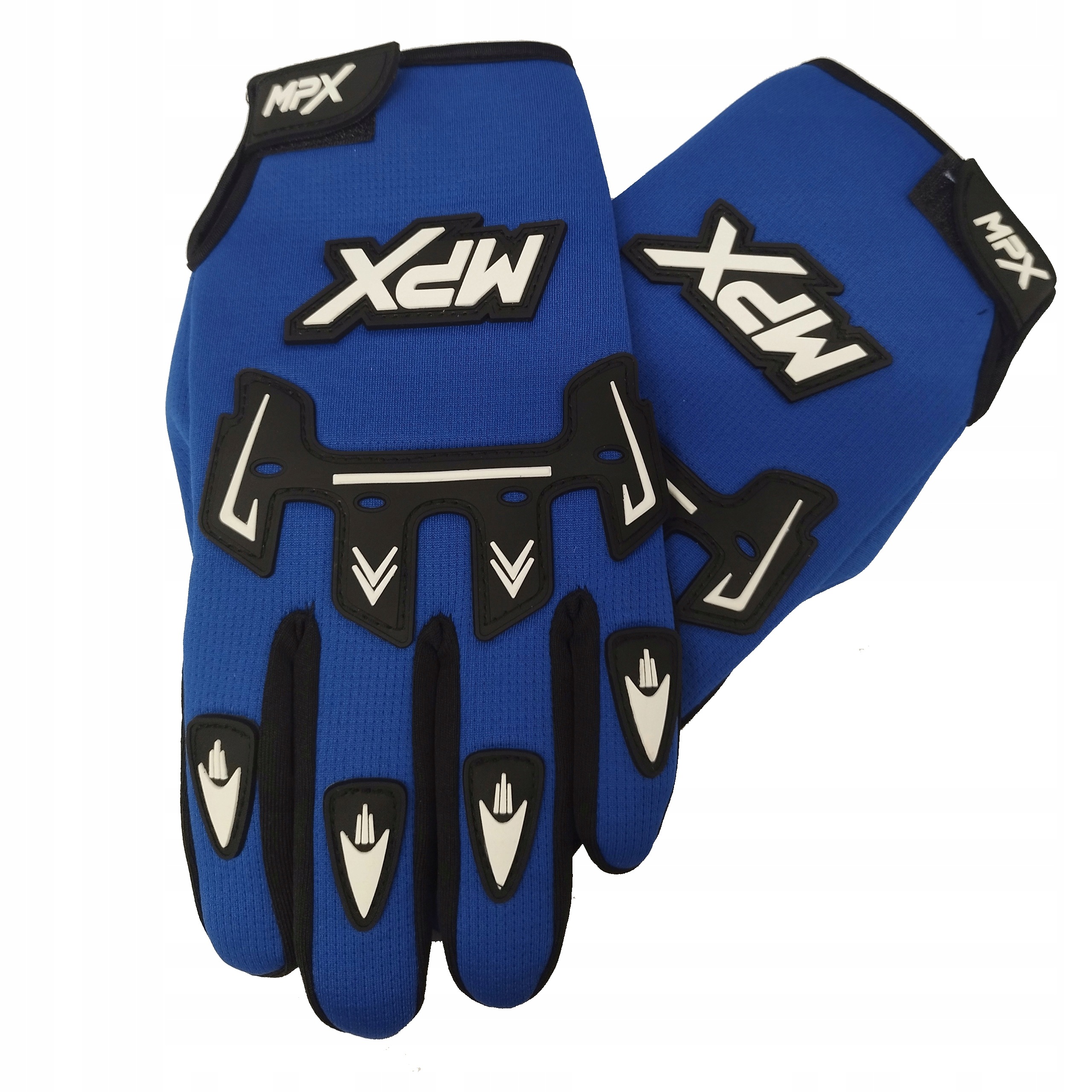 Rękawice Crossowe Enduro Quad Rower Bmx Atv Niebieskie S