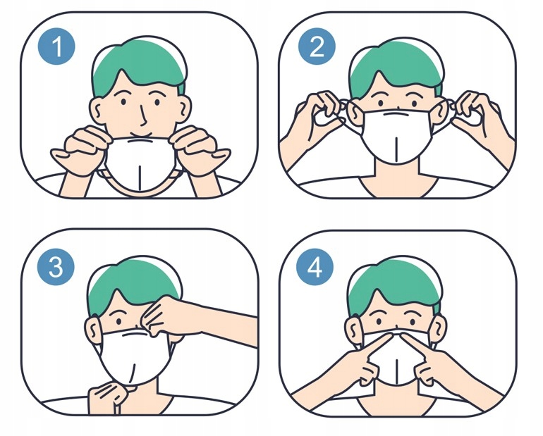 10x MASKA FFP2 Kod producenta MASECZKA OCHRONNA ANTYSMOGOWA