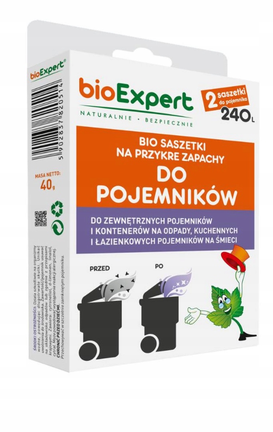 Sáčky proti nepříjemným pachům do místností, 2 ks na 250 l