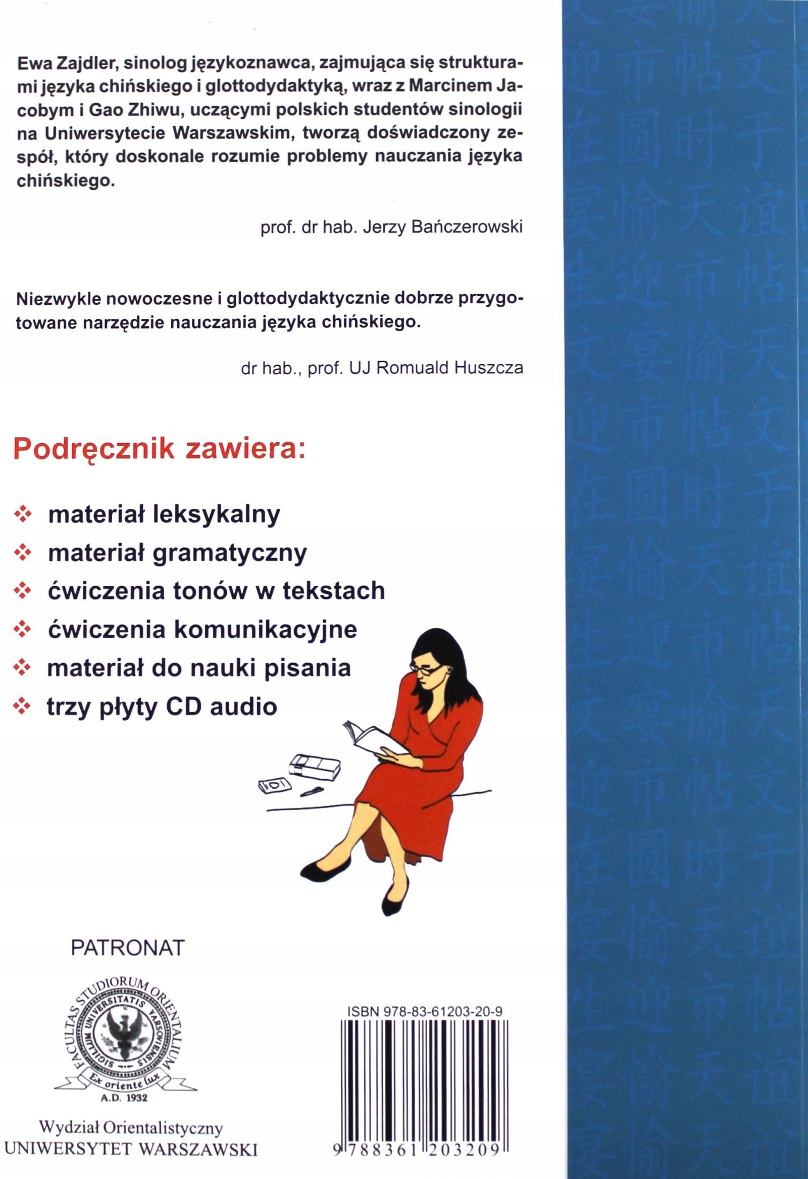 WSPÓŁCZESNY JĘZYK CHIŃSKI [KSIĄŻKA]+[3CD] Stan opakowania oryginalne