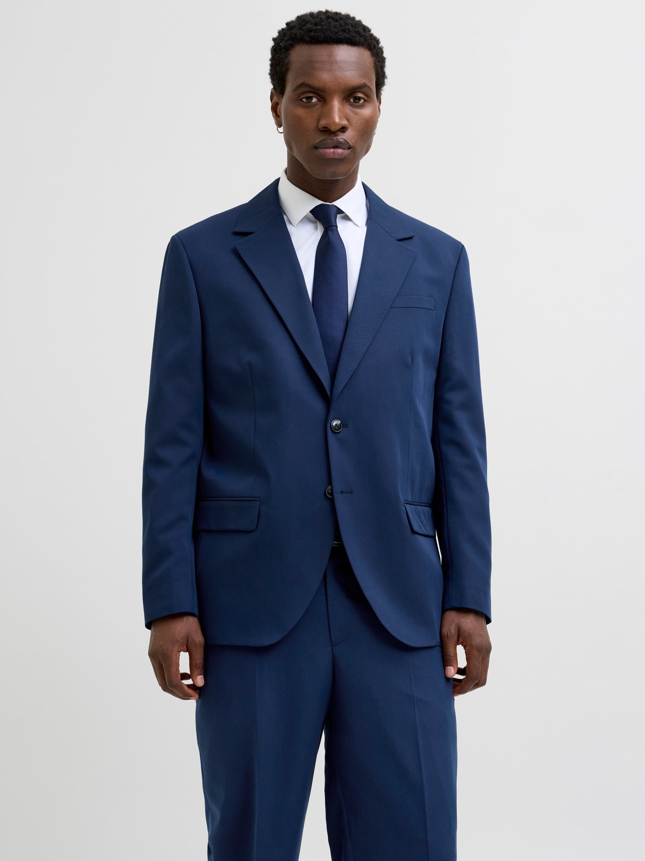 Jack & Jones Tmavě Modrá Sako Slim Jednořadá Elegantní 54 6EA