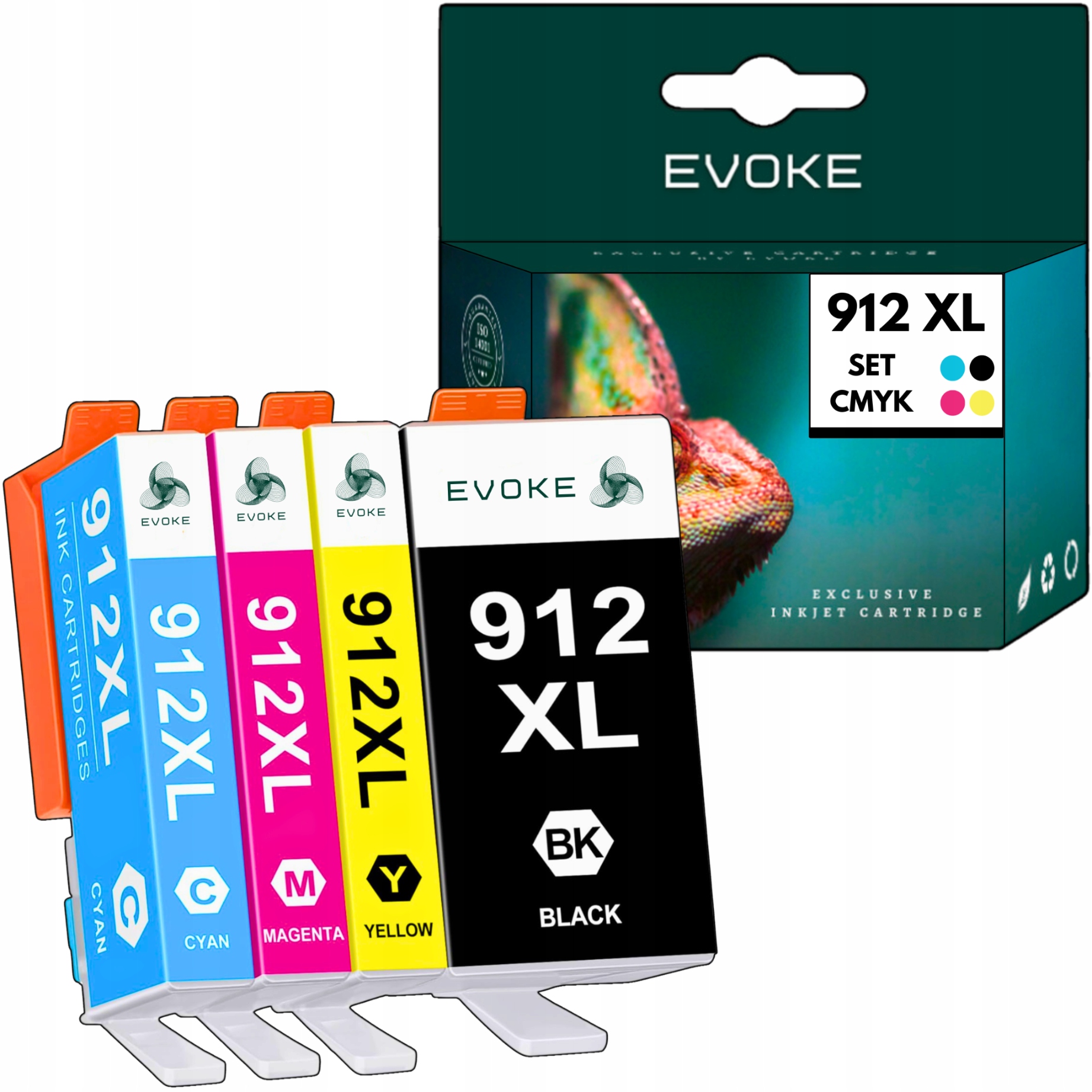 4x Inkoust pro tiskárnu Hp 912 XL černý sada barev