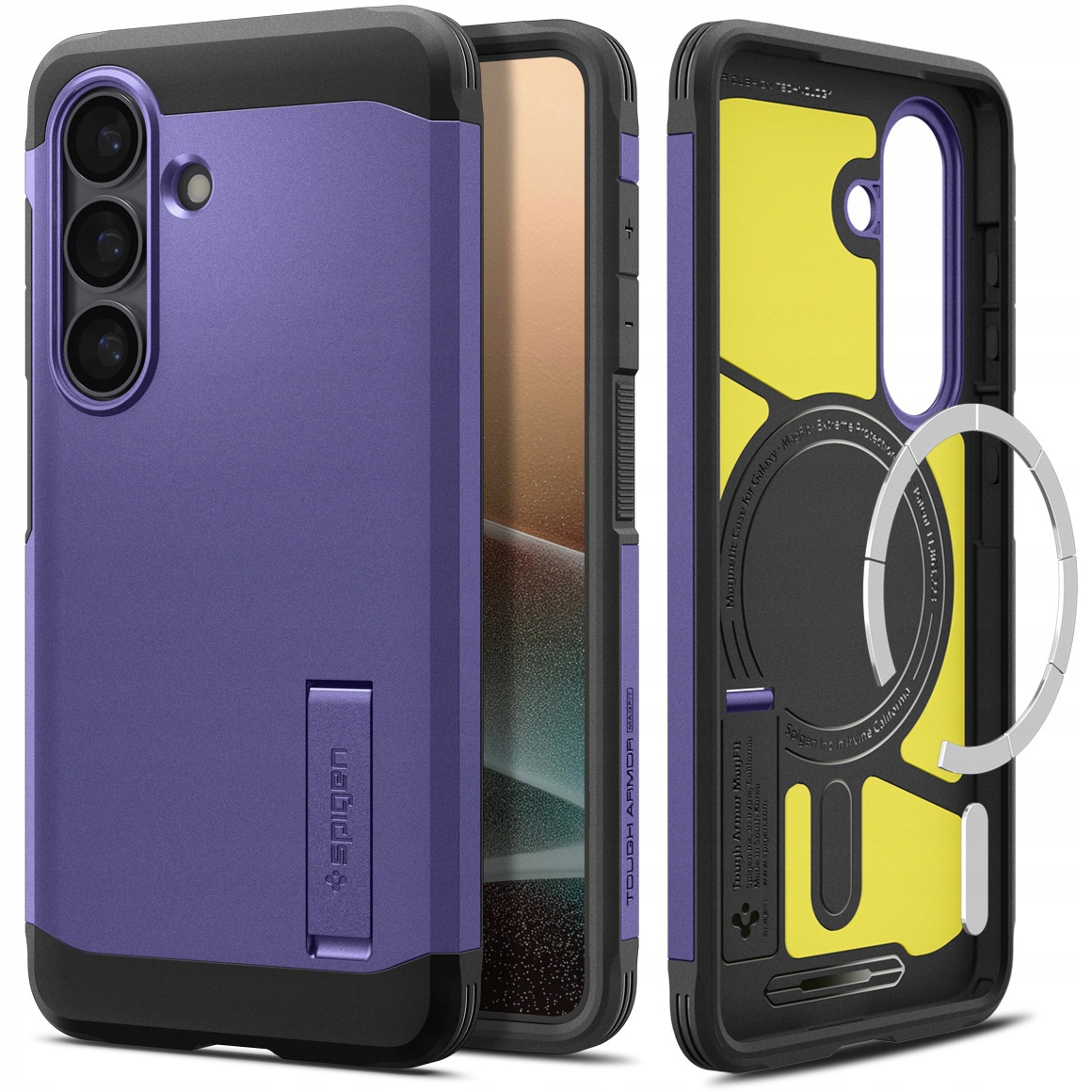 Pouzdro Spigen pro Galaxy S26, zadní kryt pro MagSafe, pouzdro stojan, stylové, pevné