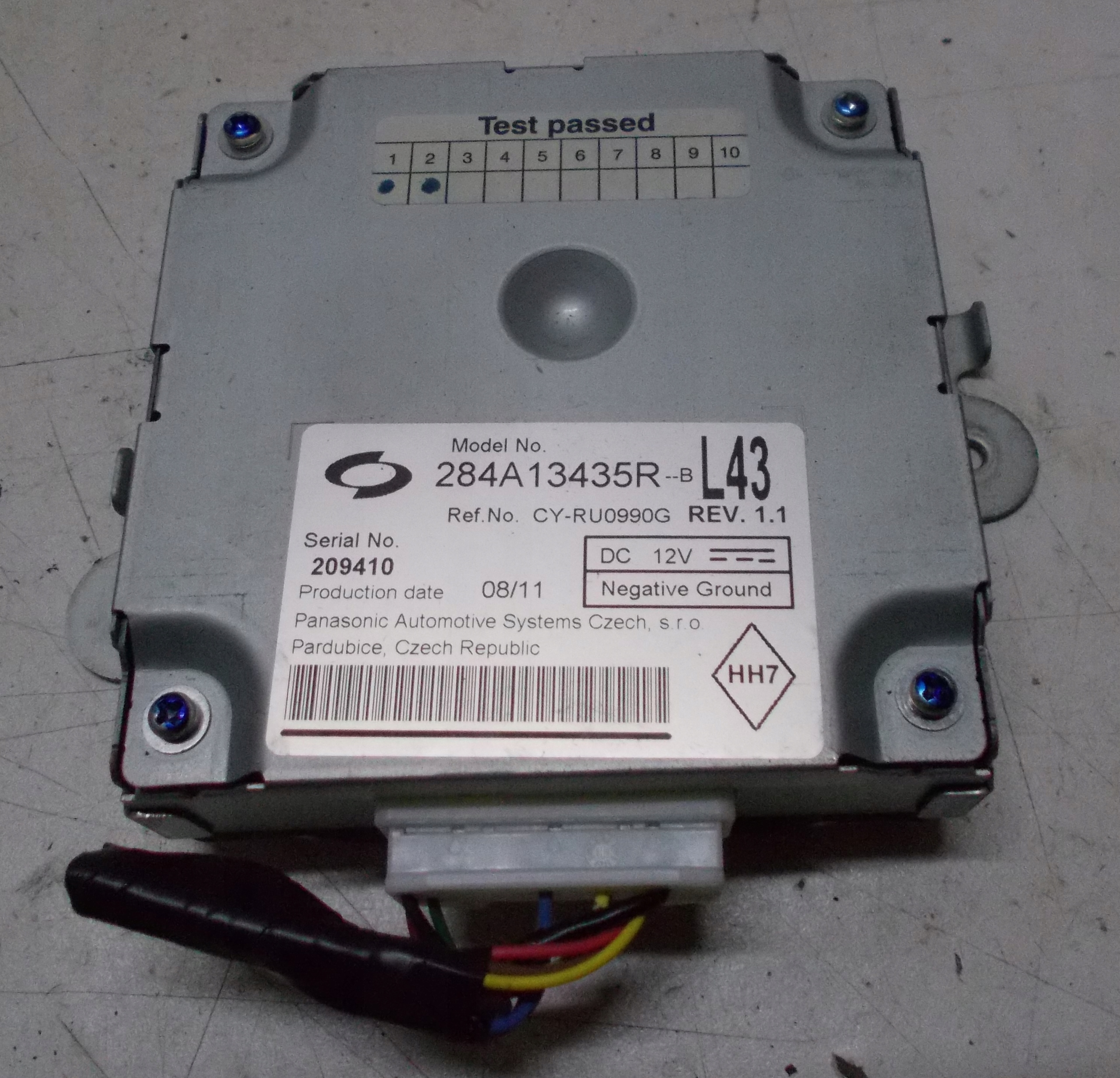 RENAULT LATITUDE 3.0 DCI 12R module control unit 284A13435R