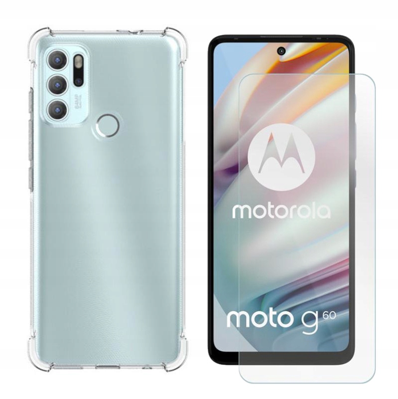 

Etui Jelly Anti Shock do Motorola G60s bezb +szkło